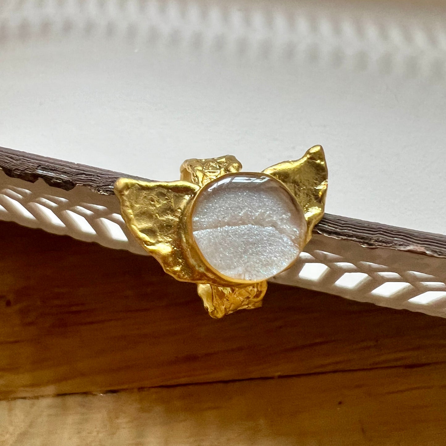 Gold Moon Ring